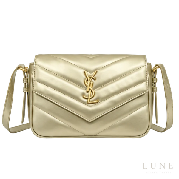 Saint Laurent LouLou Toy Strap Bag – Gold