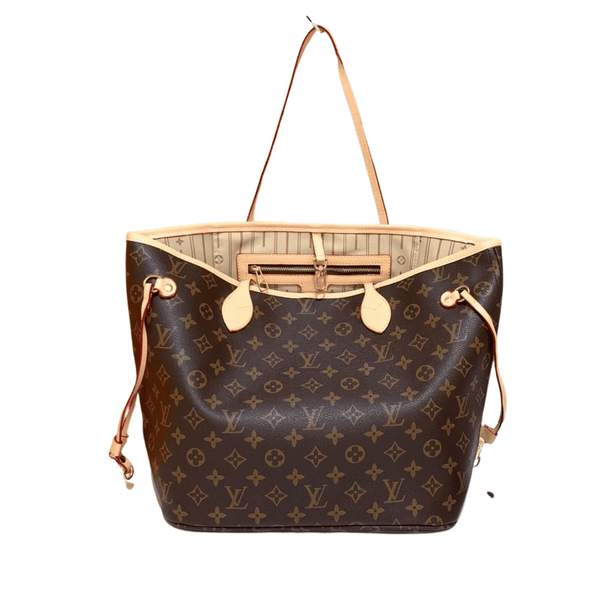 Louis Vuitton Neverfull Tote Brown Hand Bag