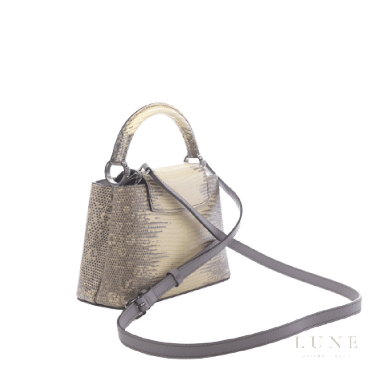 Louis Vuitton Capucines Lizard Leather