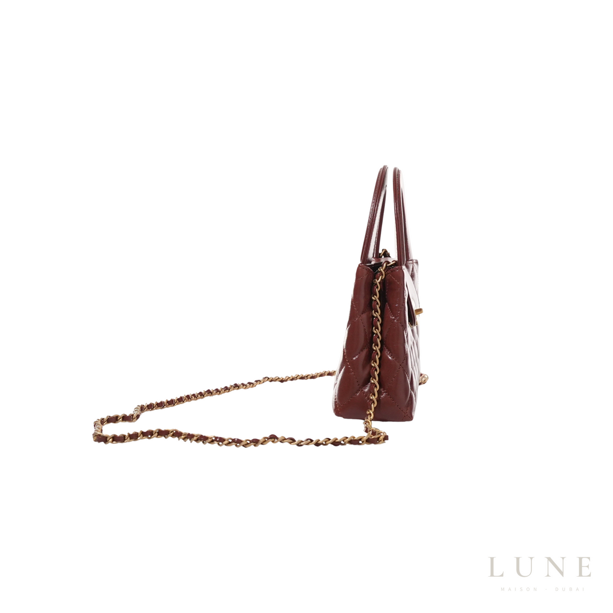 Chanel Nano Kelly Burgundy