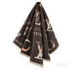 Louis Vuitton Monogram Scarf – Dark Brown