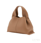 Polène Numéro Neuf Mini Textured Taupe Leather
