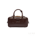 Miu Miu Arcadie Top-Handle Bag – Dark Brown