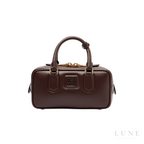 Miu Miu Arcadie Top-Handle Bag – Dark Brown