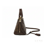 Louis Vuitton Alma BB Brown Leather Bag