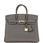 Hermès Birkin 25 Gris Meyer Togo