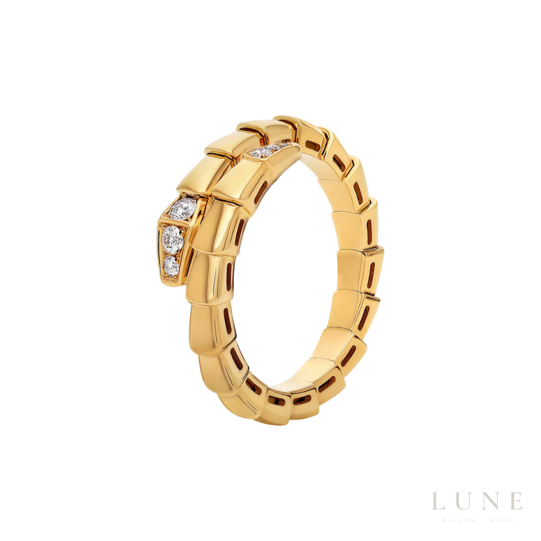 Bvlgari Yellow Gold and Diamond Serpenti Viper