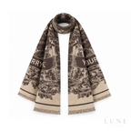 Burberry | Scarf Stormy Knight Dark Brown - View 3