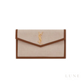 Saint Laurent Uptown Pouch Natural – Beige