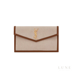 Saint Laurent Uptown Pouch Natural – Beige