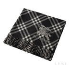 Burberry | Scarf Classic Check Black - View 4