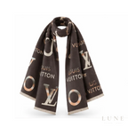Louis Vuitton Monogram Scarf – Dark Brown
