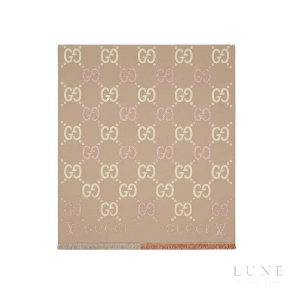 Gucci | Scarf GG Beige - View 1
