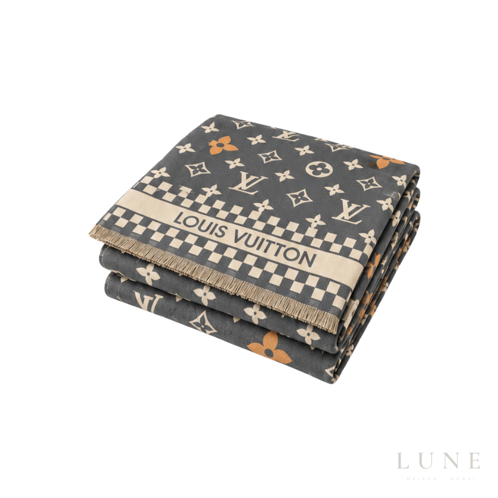 Louis Vuitton | Scarf Wild At Heart Slate Grey - View 4