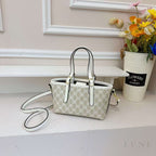 Gucci Bag | GG Emblem Mini Bag – Beige – White