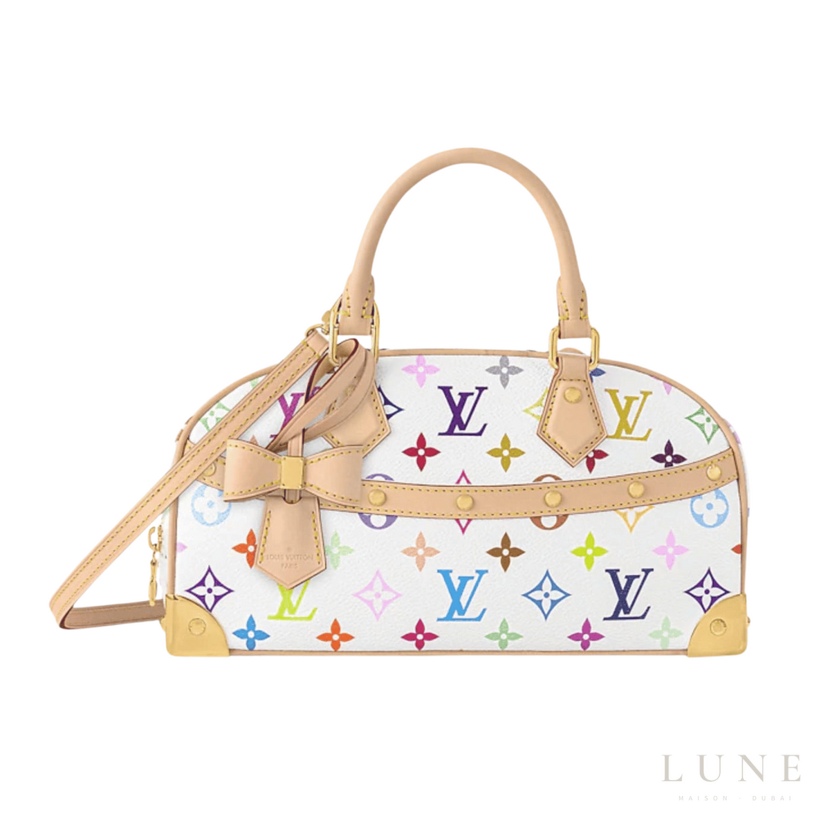 Louis Vuitton X Takashi Murakami East West Bag - White Multicolour