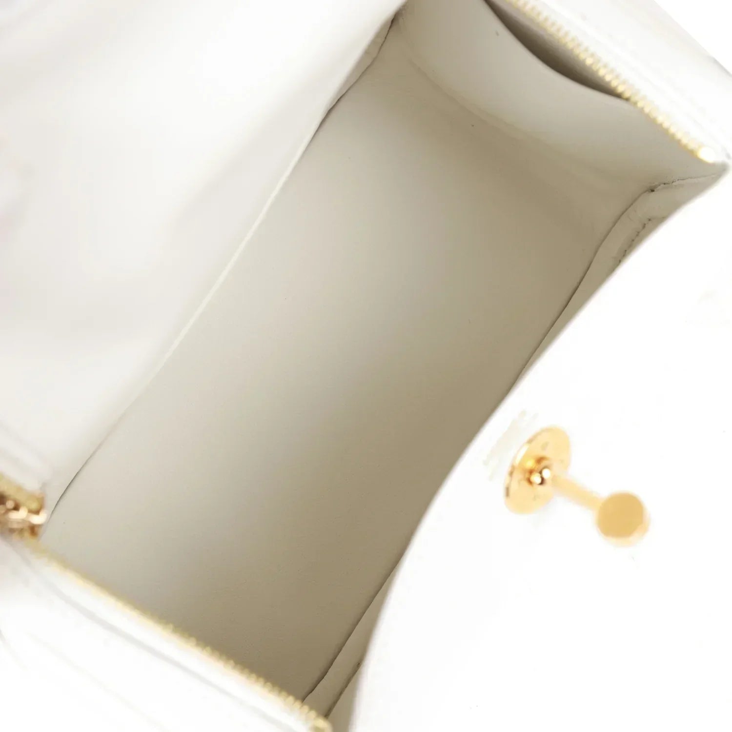 Hermès | Mini Lindy White Swift