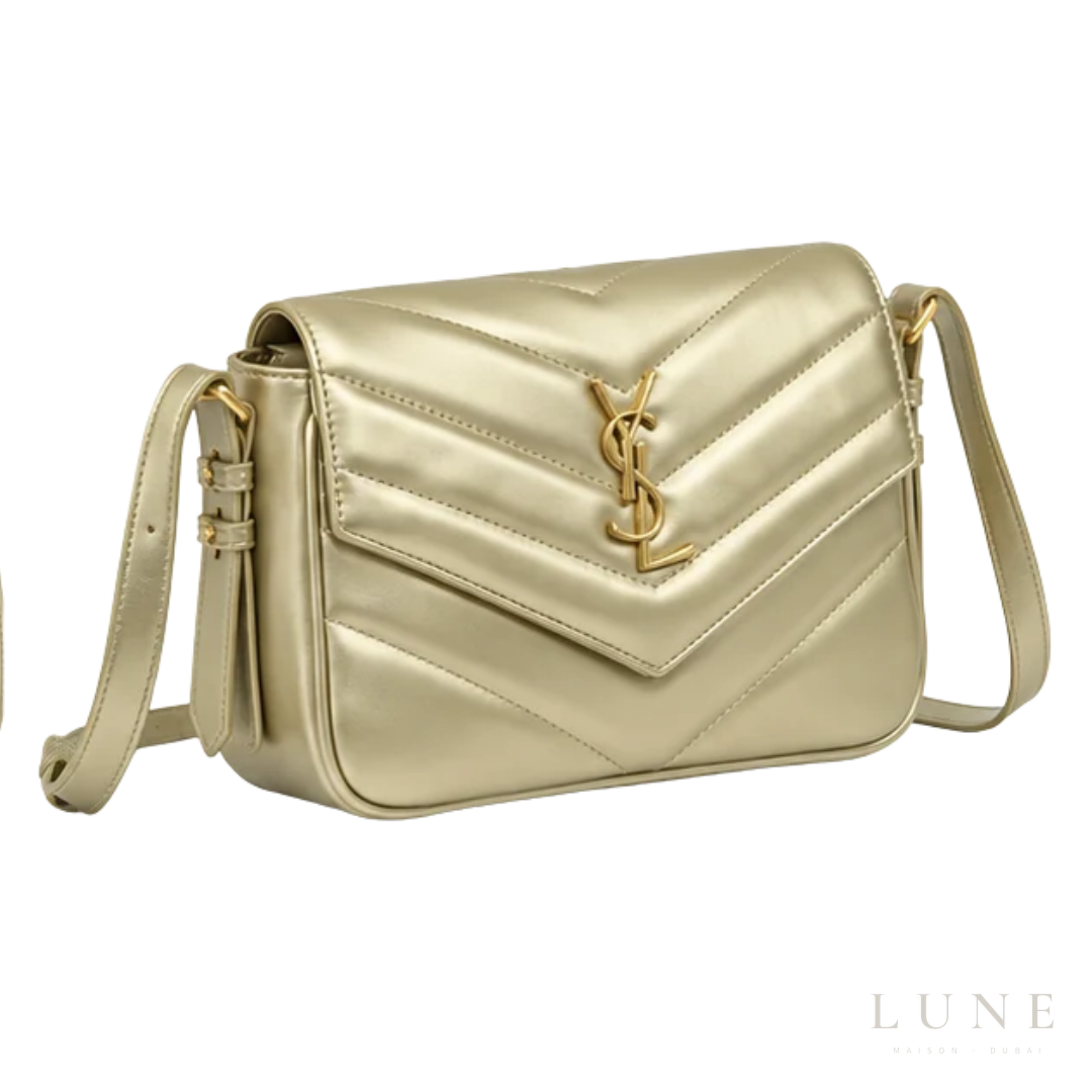 Saint Laurent LouLou Toy Strap Bag – Gold