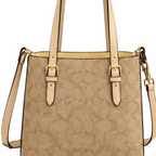 Coach Bag | Mollie Tote 25 – Beige – Khaki Signature