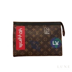 Louis Vuitton Pouch Leather Graphic Zip