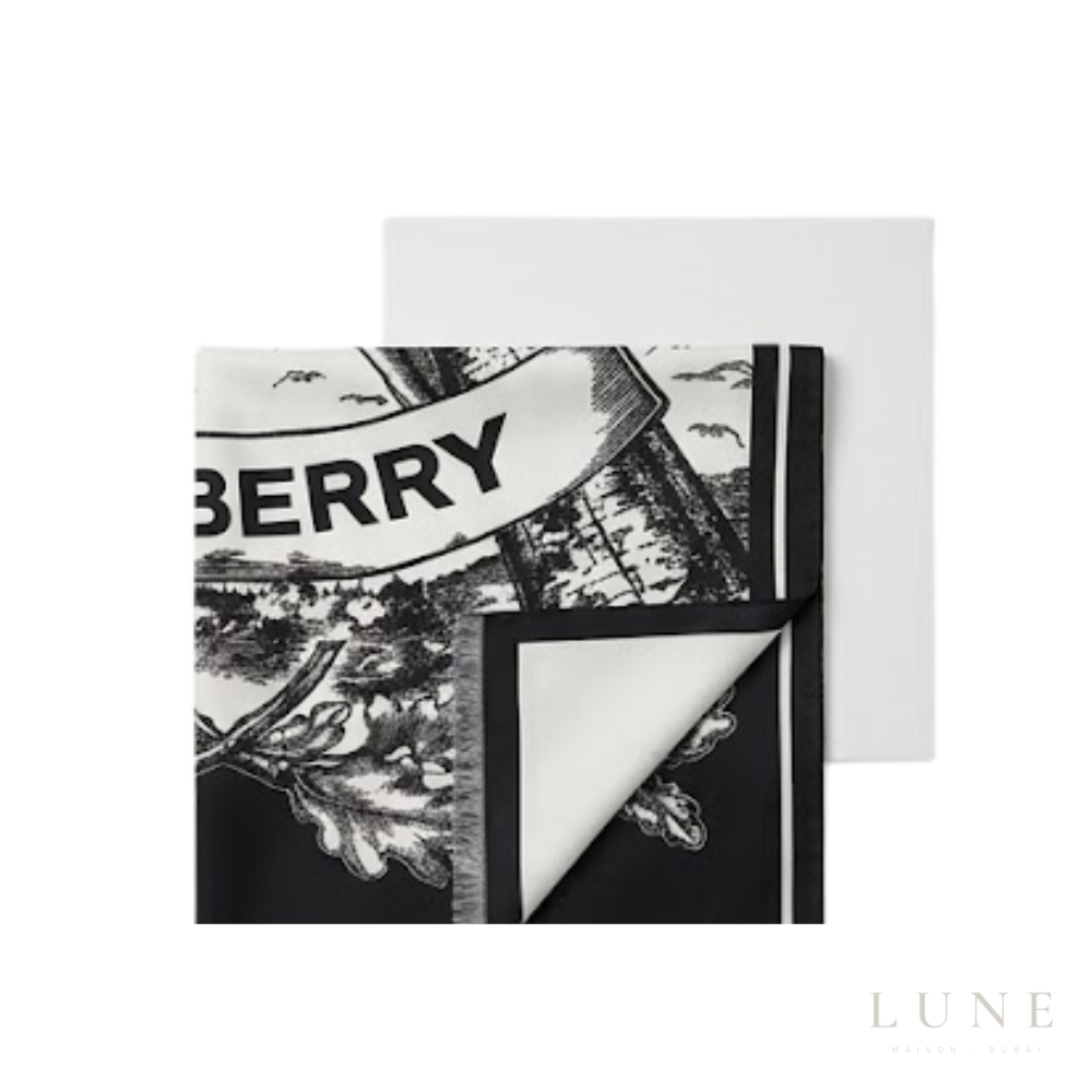 Burberry | Scarf Equestrian Knight White - View 4