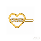 Dior Hairclip Heart Jewelry – Gold