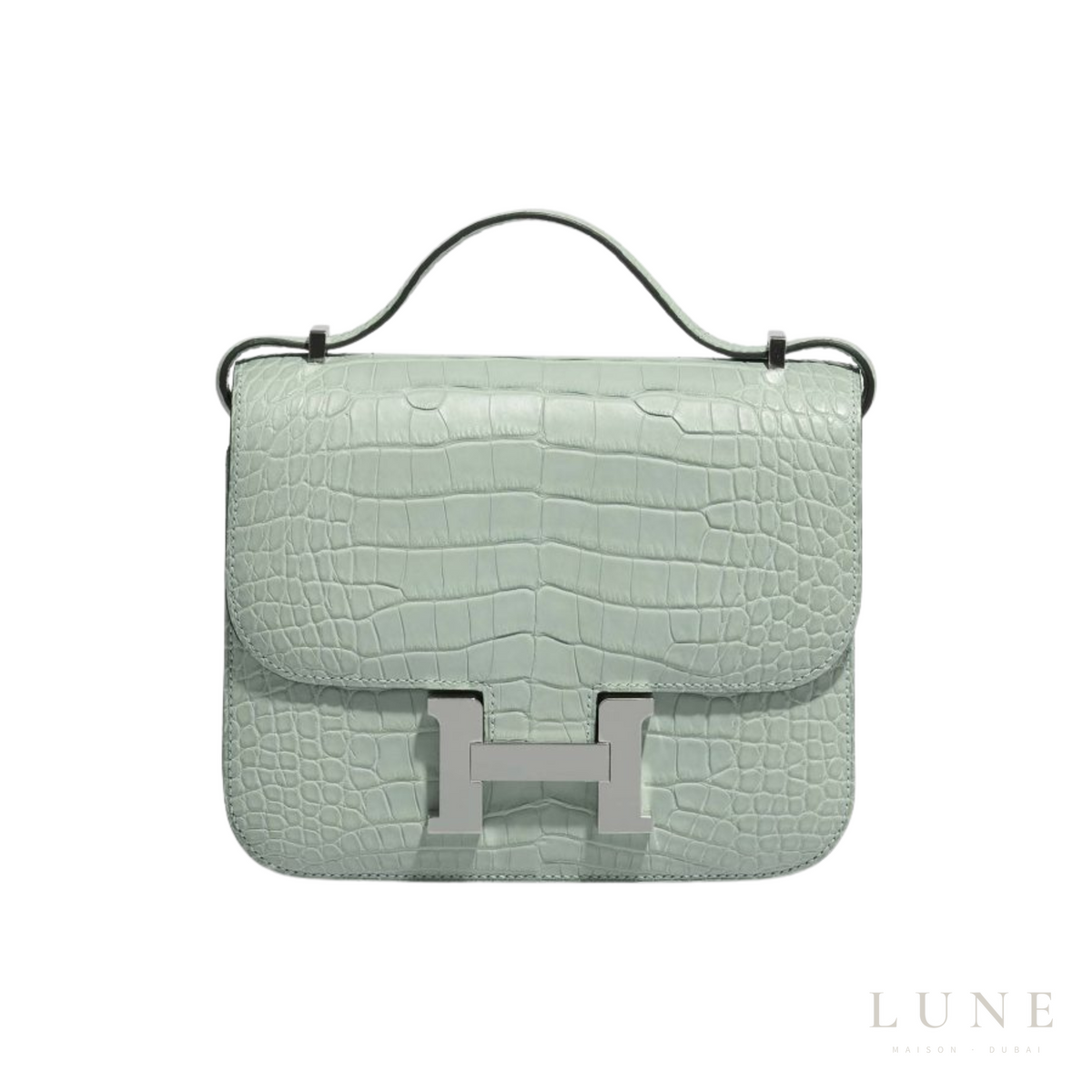 Hermès Constance 18 Gris Neve Matte