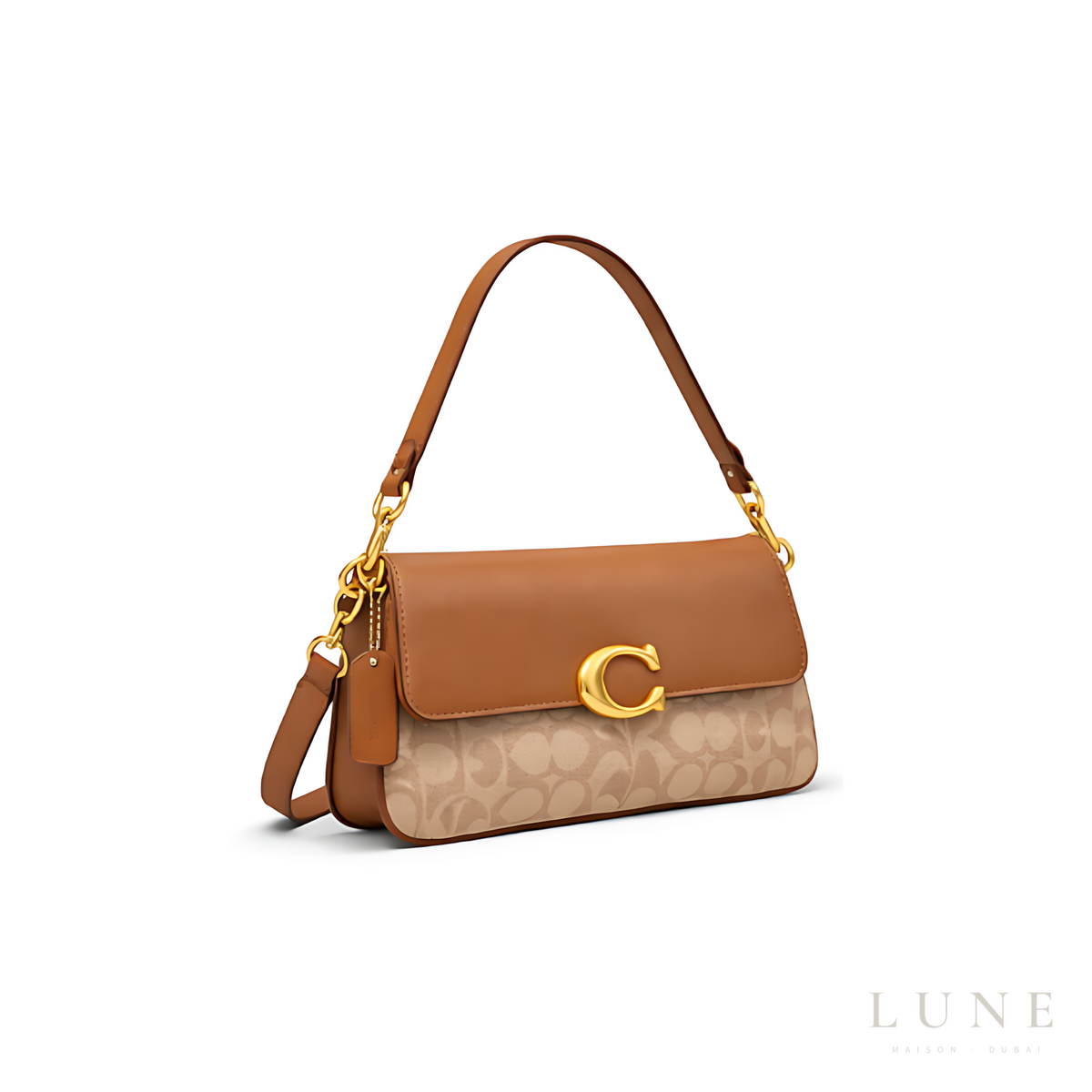 Coach Jet Shoulder Signature Canvas