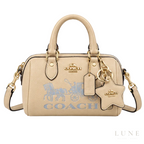 COACH Bag | Mini Rowan Satchel – Crossbody Bag – Beige – Cream