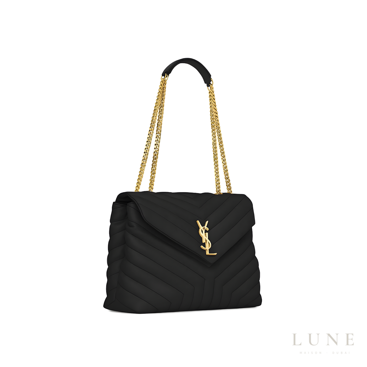 Saint Laurent Loulou Black Golden