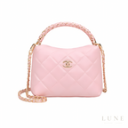 Chanel 25S Small 25 Hobo Bag Grained Calfskin