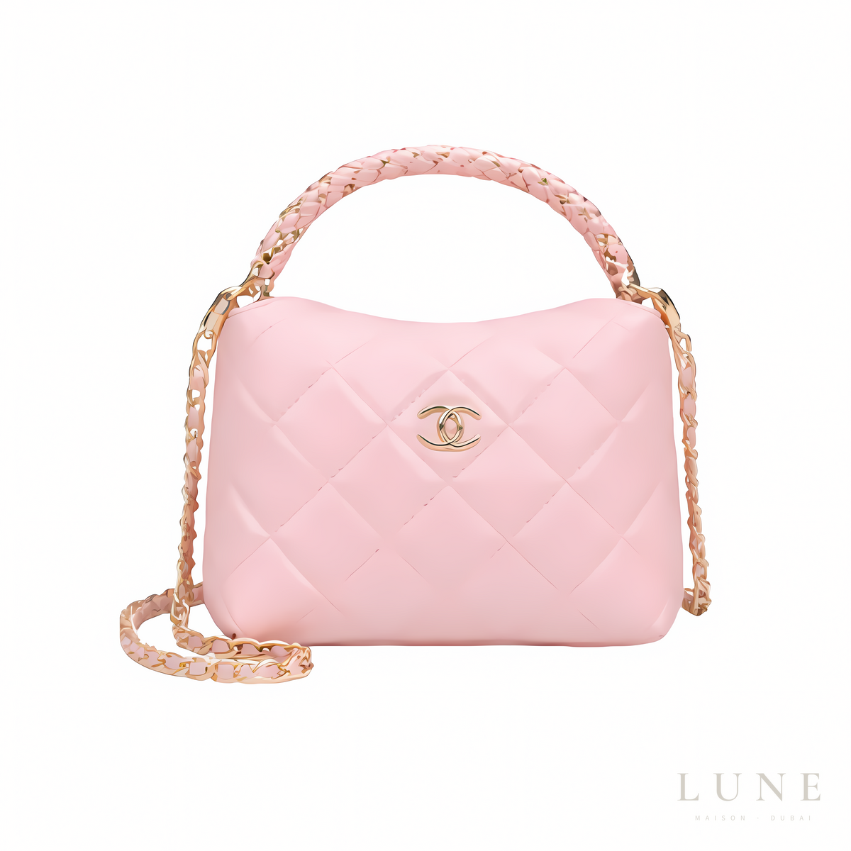 Chanel 25S Small 25 Hobo Bag Grained Calfskin