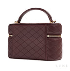 Saint Laurent Gaby Vanity Bag - Rich, Burgundy