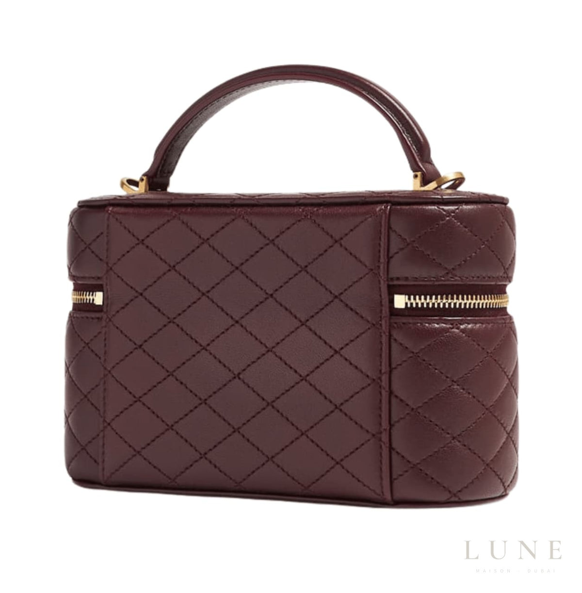 Saint Laurent Gaby Vanity Bag - Rich, Burgundy