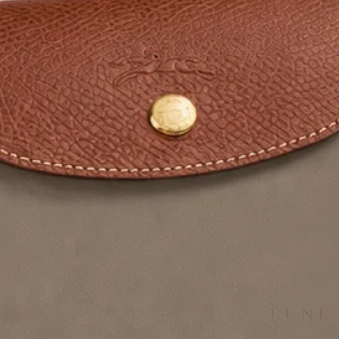 Bag | Longchamp – Le Pliage Club Shoulder Bag S – Khaki – Taupe