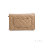 Chanel Quilted Caviar Leather Wallet on Chain - View 3