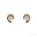Dior Crystal Rocks Earrings – Gold