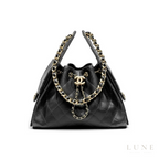 Chanel 25 Quilted Leather Handbag – Black - View 1
