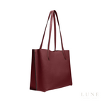 Coach Willow Tote Signature Canvas Brick Red