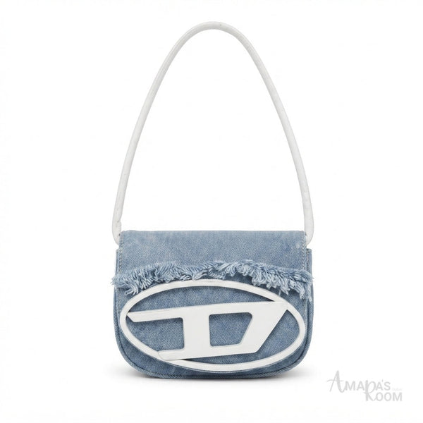 Diesel 1DR Shoulder Bag – Light Blue Denim
