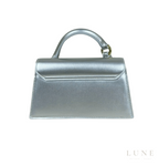 Jacquemus Le Chiquito Long Tote Bag - Silver-Tone Metallic Leather