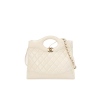 Chanel 31 White LambSkin Bag