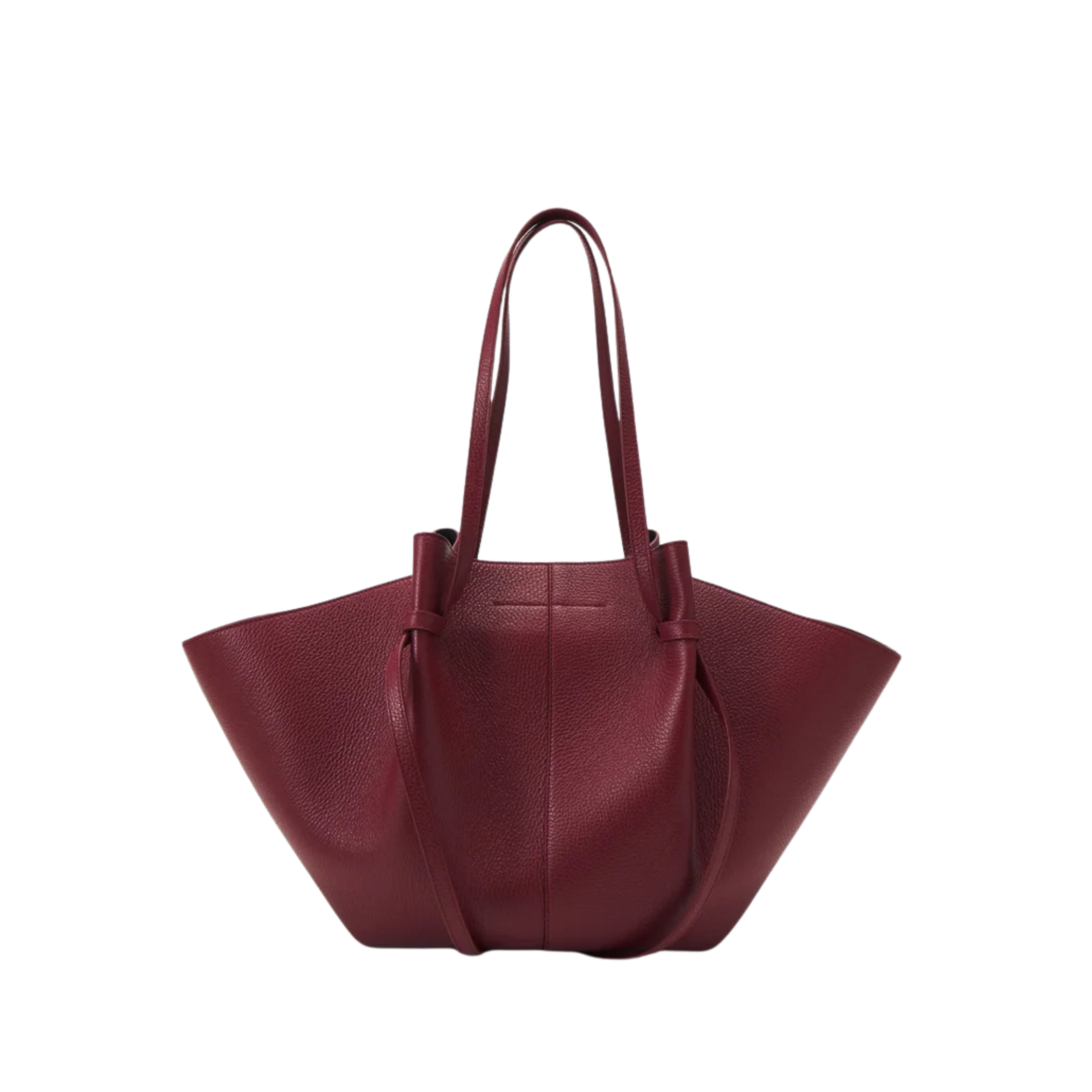 Polène Cyme Mini Bag Burgundy Ebony