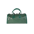 Goyard Barrel 40 Green Canvas