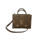 Louis Vuitton Onthego Leather Tote Bag