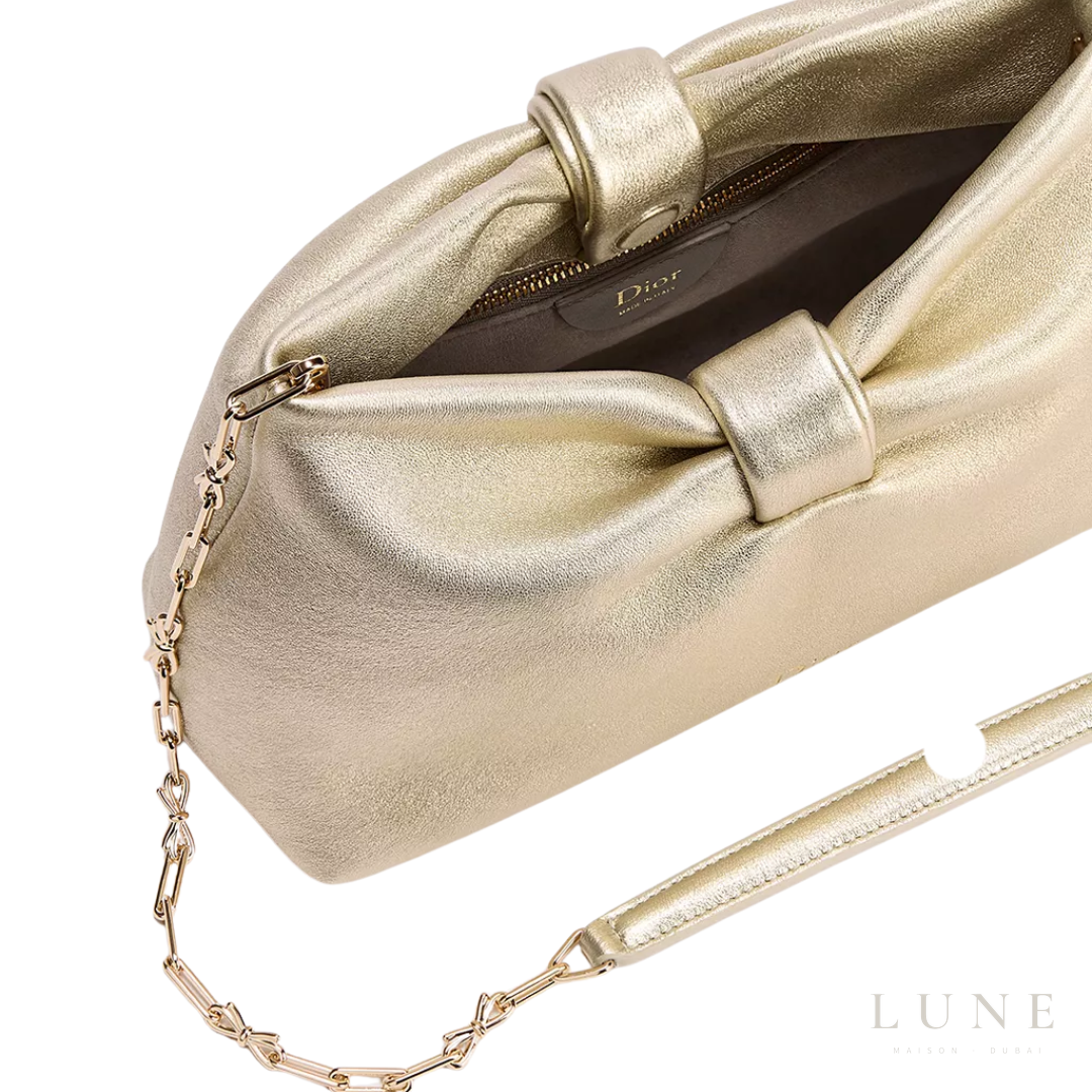 Dior Bow Small Bag – Metallic Gold - View 4