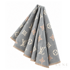 Louis Vuitton Monogram Check Scarf – Grey
