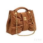 Chanel Bow Bag Brown