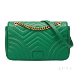 Gucci GG Marmont Shoulder Bag – Vibrant Green - View 2