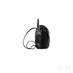 Fendi Black Ff Clasp Drawstring Backpack